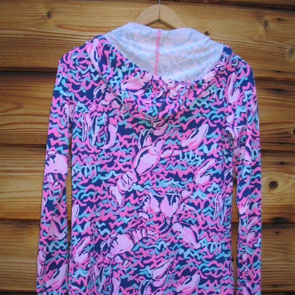 NWOT Lilly Pulitzer Rylie UPF50 Pop Up Lobstah Roll Cover Up Tunic Dress - Picture 9 of 10